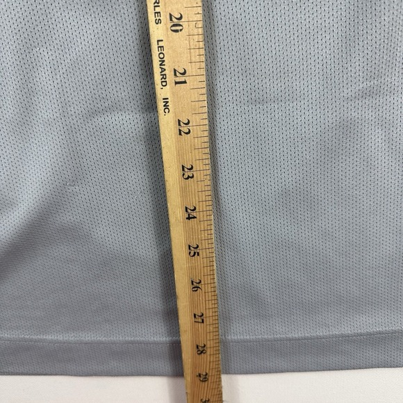 Vintage Y2K Nike Mesh Sleeveless Tank Top Shirt Men's Large Swoosh Gray Active - Picture 7 of 7